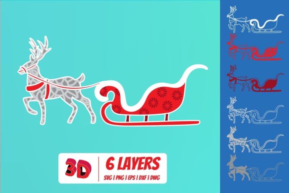 3D Christmas Deer 1 SVG: A Publisher's Review