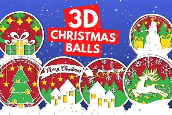 3D SVG Christmas Balls: A Crafter's Review