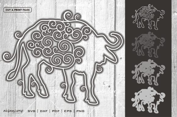 3D SVG for Shadow Boxes