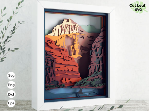 3D SVG Shadow Boxes: Grand Canyon Review