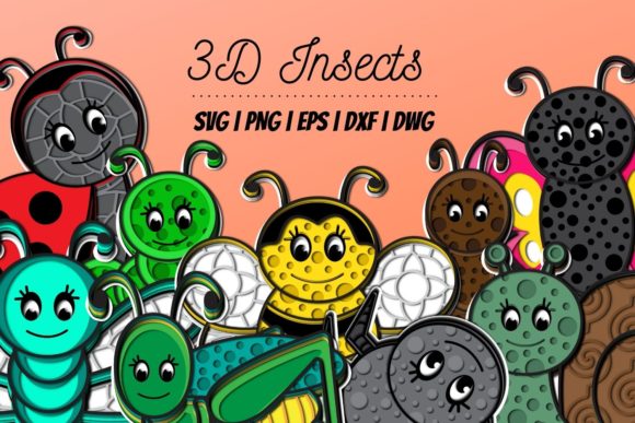 3D SVG Shapes: A Brand Review of Insect Bundle