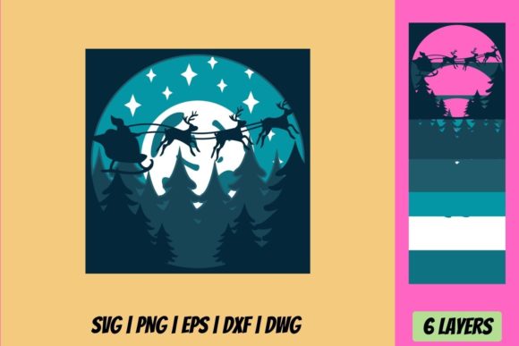 Christmas 3D SVG for Festive Branding