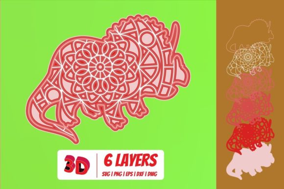 Dinosaurs 3: A Dynamic 3D SVG for Bold Shapes