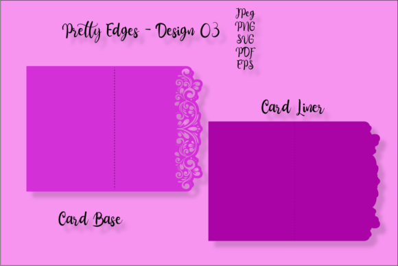 Pretty Edges - Design 03 - Card Kit