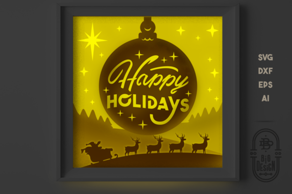Review: 3D SVG Christmas Scene for Holiday Crafts
