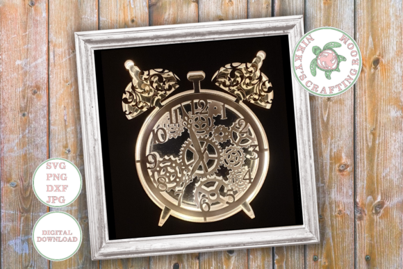 Review: Alarm Clock 3d Shadow Box Template for Embroidery