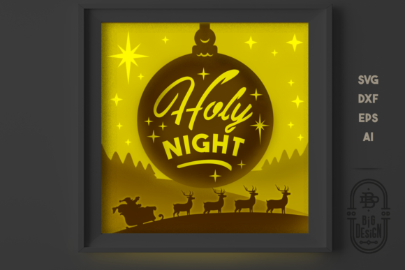 Review: Christmas SVG 3D Scene Holy Night for Embroidery