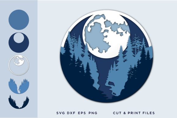 Review: Wall Art 3D Pine Tree SVG for Layered Projects