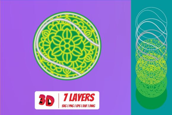 Tennis Ball 3D SVG: A Dynamic Shape for Brands